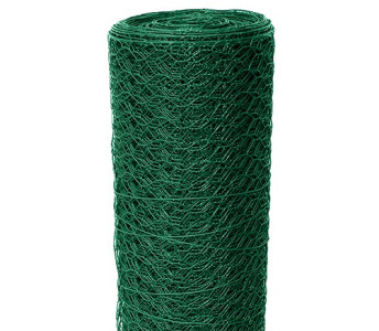 Chovatelské šestihranné pletivo Zn+PVC HOBBY 13/1000/10m, zelené PLOTY Sklad10 8595068410769 0-500 5
